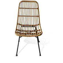 XRHDTQVVIG Dining Room Chair Terrace Creative Simple Iron Rattan Chair Outdoor Garden Backrest Single Furniture