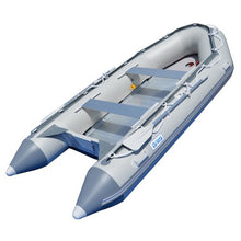 BRIS 12.5 ft Inflatable Fish Hunter Raft Boat Gray