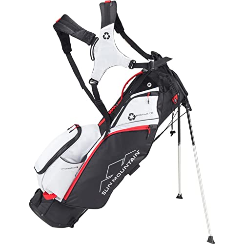 Sun Mountain Eco-Lite Stand Bag Black/White/Red