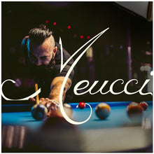 Meucci Pool Cue - All Natural Wood with Rainbow Stain