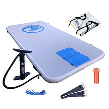 Lakesurf Slide Island Inflatable Boat Slide and Mat Gray/Blue/Black