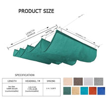 Retractable Wave Shade Sail – Customizable Outdoor Pergola