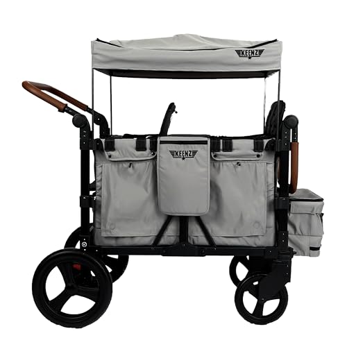 Keenz VYOO Stroller Wagon with Canopy Gray