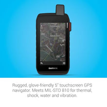 Garmin Montana® 710i Rugged GPS Handheld Navigator Black