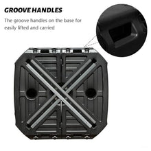 OROTLECT Patio Umbrella Base With Wheels, Water & Sand Filled Weighted Base For Most Cantilever Offset Umbrella