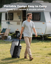 (2026 New) Portable Power Station P5000 Plus, 5x3600W AC Output (6000W Surge),5120Wh Large Capacity Solar Generator,1800W Fast Charge&1000W MPPT Solar for Emergency, Home Backup, Camping
