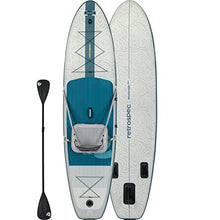 Retrospec Weekender Plus 2 10’ 6” Inflatable Stand Up Paddleboard ISUP Bundle River Rock