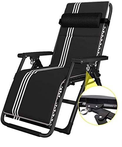 YOtat Lightweight Sun Loungers Folding Sun Lounger Lounge Chairs Sun Lounger/Patio Chairs Reclining Zero Gravity Outdoor Garden Rocking Deck Chair for Beach Camping Comfortable A