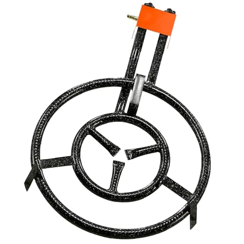 14-Inch Outdoor Propane Paella Gas Burner Heavy-Duty Reinforced Enameled Steel Fits Paella Pans Up to 20-Inch Tripod Not Included Replacement for Magefesa