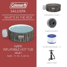 Coleman SaluSpa Sicily AirJet Hot Tub with 180 Soothing Jets with Set of 6 Bestway Underwater Non Slip Pool and Spa Seat with Adjustable Legs, Gray