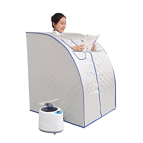 2L Portable Steam Sauna Spa Full Body Sauna Tent Portable Pot Sauna Bath Box Body Sauna Steam Cabin Home Spa with Foot Massage Board