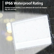 Hiiaodecor 4Pack 300W Flood Lights Outdoor 28500LM Bright LED Work Light Daylight White LED Flood Lighting IP66 Waterproof for Playground Yard Garage Stadium(Warm Light 3000K)