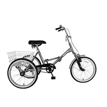 Mantis Tri-Rad Adult Folding Tricycle Silver 20 Inch Wheels