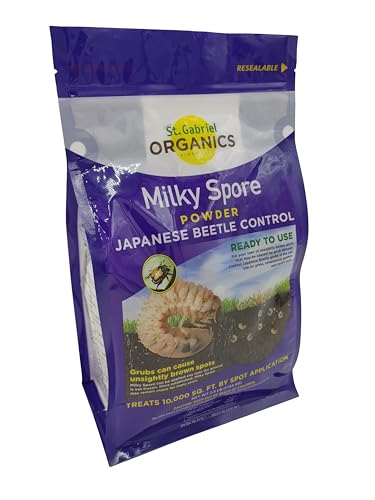 Milky Spore Japanese Beetle and Other Beetle Killer, Pack of 4