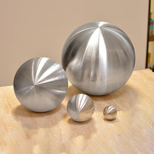 YDJIANCAI 1 Pack Brushed Stainless Steel Gazing Balls – Hollow Reflective Floating Spheres for Garden, Yard, Pond, Lawn & Outdoor Home Decor(Size:19.68in/50cm)