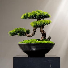 YXIANG56Q Fake Plants Zen Greenery Bonsai Chinese Home Decor Living Room Entryway Floral Arrangement Simulation Tree Bonsai Tree