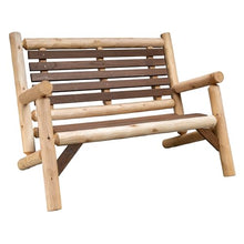 Cedar Log 4 Foot Loveseat by Lakeland Mills Furniture Co