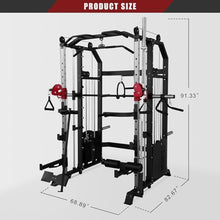 Fitness Dreamer Smith Machine Upper Body Strength Training Equipment Leg Developer Red
