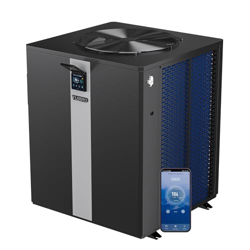 TURBRO 116,000 BTU Full DC Inverter Swimming Pool Heat Pump, 220-240V