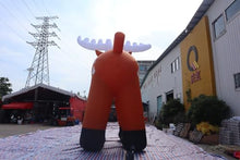 Bookishbunny 26FT Inflatable Reindeer Christmas Decoration Multicolor