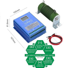 400W600W800W1000W1200W1600W2000W 12V/24V/48V Wind Solar Hybrid Charge Controller Fits for Wind and Solar Power Boost Charge,48V-800W