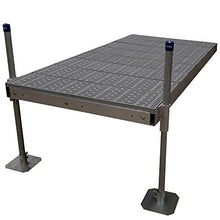 Patriot Docks Complete Aluminum Dock Kit 4ft x 8ft Gray Poly