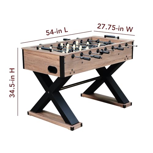 Hathaway Excalibur 54-in Competition Foosball Table Driftwood