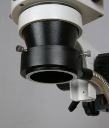 AmScope Digital Trinocular Stereo Zoom Microscope 3.5X-180X with Fiber-Optic Ring Light and 5MP Camera