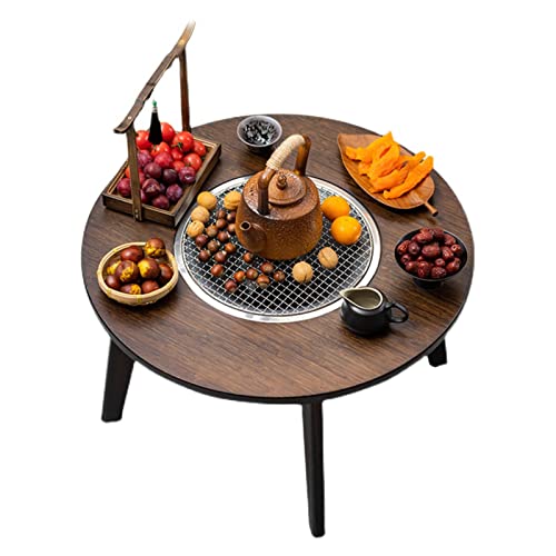 uP9sF2mD Barbecue Grill Barbecue Stove Rack Table Outdoor Heating Carbon Fireplace Tea Cooking Household Indoor Barbecue Charcoal Grill(80-40cm)