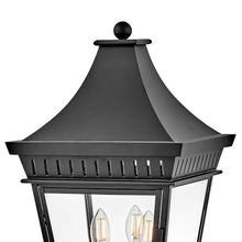 Hinkley Chapel Hill Large Pier Mount Lantern, Museum Black