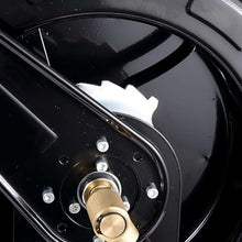 Retractable Pressure Washer Hose Reel, Heavy Duty Steel Hose Reel, Professional Power Wash Hose Reel, for Water, Oil, Air (Black 10m)