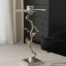 Coffee Table Side Table Small Patio Metal Side Snack Table Vines Small Side Table Coffee TableModern Weatherproof Outdoor End Table