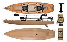 Paddle North 12' Karve Kayak XL Two-Person Inflatable Kayak - Wood Grain