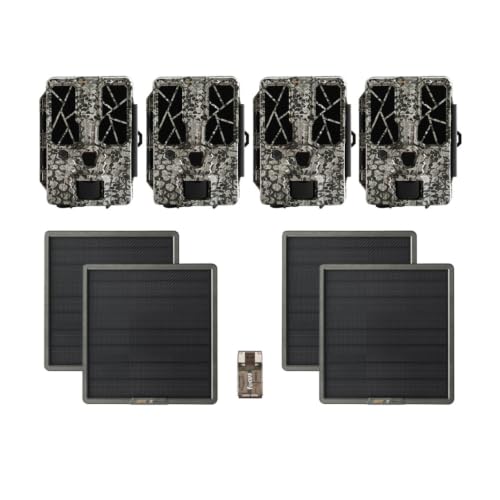 SPYPOINT SPLB-22 Solar Panel with Force-PRO Trail Camera Bundle (9 Items)