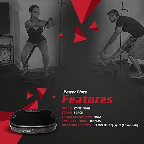 Power Plate Personal Vibrating Exercise Tool Black