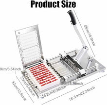 Automatic Kebab Skewer Press with 4 Molds for Home Bbq and Party Use