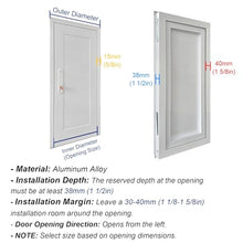 24X24 28X28 30X30 35X35 in Drywall Access Panel, Locking Hidden Wall Hole Cover Plate, Insulated Soundproofing Inspection Door for Heating