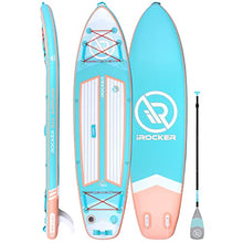 iROCKER All-Around Inflatable Stand Up Paddle Board Ultra Series Aqua/Peach
