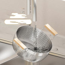 FJIESGKQ Stainless Steel Snow Pan Is Not Sticky Household Ears Steamed Noodles Pot Soup Milk Cooking