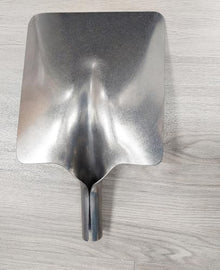 100% Titanium Heavy Duty Large Snow Shovel Head with Reinforced Edged Shape, Lightweight Outdoor Snow Shovel for Winter Survival, Emergency, Camping, and Off-Road Vehicles, Titanium Shovel Blade