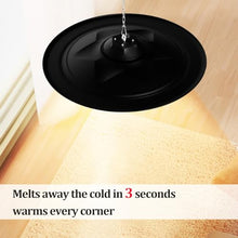 Outdoor Hanging Patio Heater, Electric Patio Heater with Adjustable Chain Length, Quiet, IP44 Waterproof, Ceiling Heater, for Home Use,Balcony,Courtyard, Black