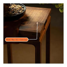 WOAITIANTIAN Vase Stand Vintage Tall Leg Plant Shelf, Walnut Wood Chinese Bonsai Base for Indoor Outdoor(Large)