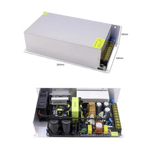 AC Transformers 110V - 220V Switching Power Supply DC 12V 24V 36V 48V 60V 72V 800W 1000W 1200W SMPS Adjustable Voltage Converter (Size : 36V, Color : 1000W)