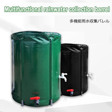 GPDJHRTI Rainwater Barrels, Rain Barrel，Top Cover with Filter Mesh, Sturdy Fabric(Green,1000L)