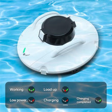Pool Cleaner, Robot Vacuum Cleaner for Pool Cordless 5000mAh Electric Rechargeable Robotic Swimming Pool Cleaners Automatic Wireless
