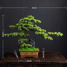 YXIANG56Q Fake Plants Indoor Fake Tree Bonsai Home Greenery Bonsai Ornaments Feng Shui Ornaments Artificial Pine Tree Bonsai Bonsai Tree