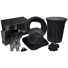 HALF OFF PONDS Simply Waterfalls 6100 Waterfall Kit with MatrixBlox, 10' x 30' EPDM Liner, 6,100 GPH Pump Black