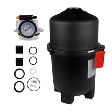 replacement for 425 SQFT Cartridge Pool Filter System W3C4030 C4030 – 4-Element In-Ground Pool & Spa Filtration Unit 4 Cartridge Filtration System, 2" Inlet/Outlet, 150 GPM Flow Rate
