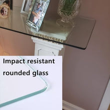 Hoiweqr Rectangle Tempered 8mm Thick Polish Touch Corners Glass Table Top, Transparent Flat Rectangle Sheet, Tempered Top Table Replacement for Kitchen Coffee Dining Table(100x80cm)