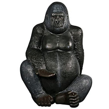 Design Toscano Grande Scale Male Silverback Gorilla Statue Full Color